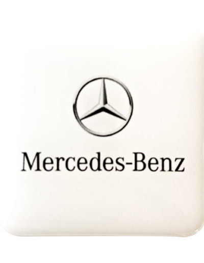 etiquette adhesive 3D doming automobile mercedes benz