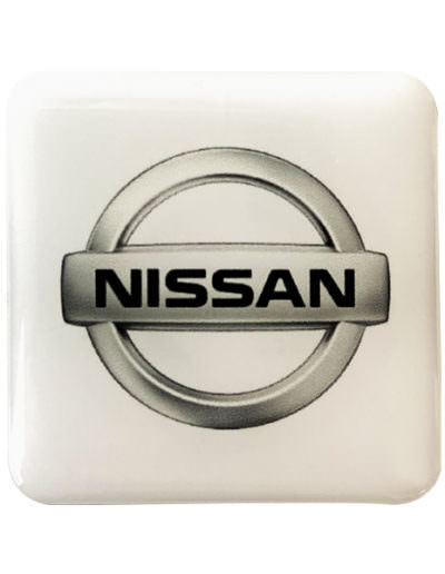 etiquette adhesive 3D doming automobile nissan