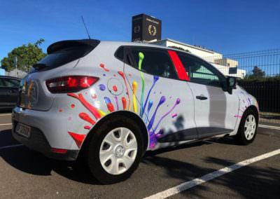 Autocollant en relief pour voiture