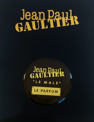 étiquette adhésive 3D en relief doming parfume