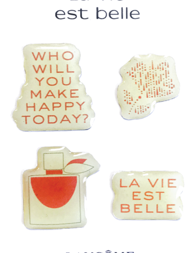 doming, 3D label, adhesive label
