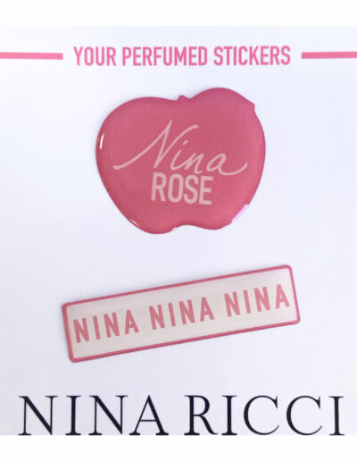 doming, 3D label, adhesive label