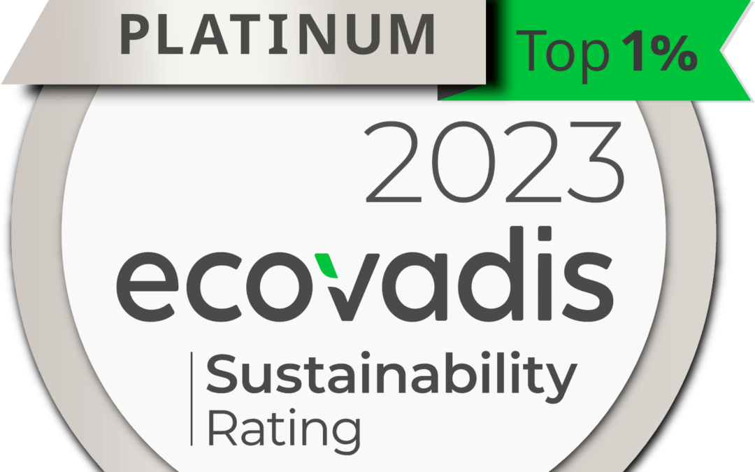 Première marche du podium avec EcoVadis Platinum